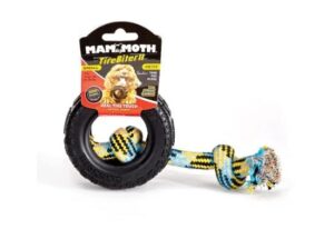 Mammoth 3" TireBiter Ball with 3 Knot Tug Medium 20"