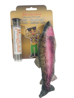 Meowijuana Get Smoked Fish Toy