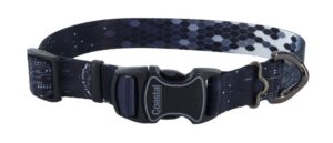 Inspire Adjustable Fashion Dog Collar, Digital Matrix, Large - 1" x 18"-26"