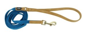 Li'l Pals® Woven Leash with Tassel, Blue, Petite Dog 1pc 3/8" x 6'