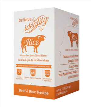 IDENTITY Dog Believe Beef and Rice Gently Cooked 14oz