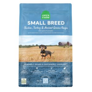 Open Farm Small Breed Chicken, Turkey & Ancient Grains Dry Dog Food 11 lb