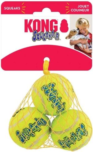 Kong Squeaker Tennis Balls Small