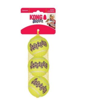 Kong Air Kong Squeaker Tennis Ball 3 pack Bag Medium