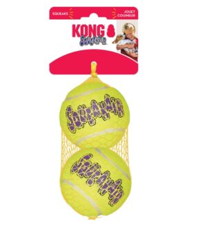 Kong Air Kong Squeaker Large Tennis Balls 2 pack