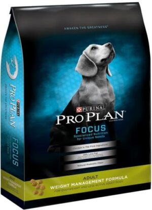 Pro Plan Weight Management Chicken & Rice Dog 18 lb