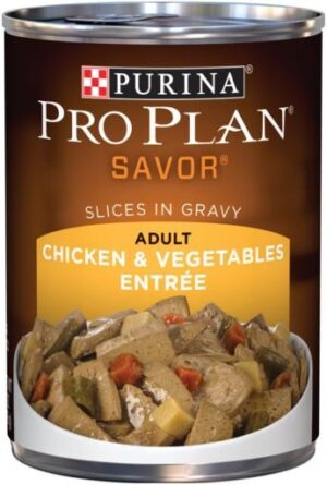 Pro Plan Complete Essentials Chicken & Vegetable Slices in Gravy Dog  13 oz