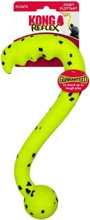 Kong Reflex Tug 'N Fetch Dog Toy Yellow