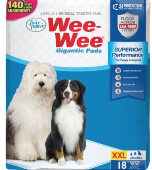 WEE-WEE PADS GIGANTIC 27.5X44 IN-18 PK