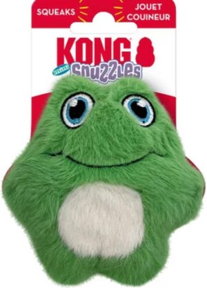 Kong Snuzzles Mini Frog Dog Toy Extra Small