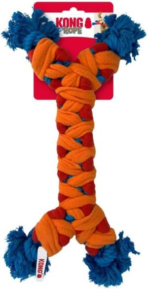 Kong Rope Rally Bone Dog Toy Medium