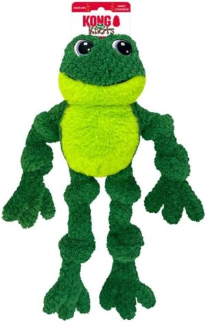 Kong Knots Frog Dog Toy Green Large / Extra Large