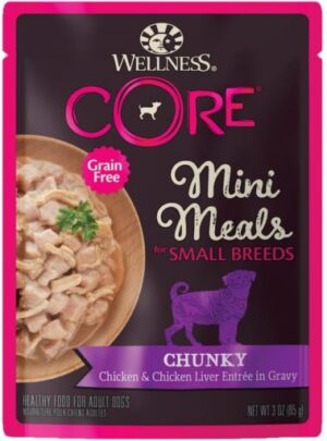 Wellness Core Natural GFSmall Breed Mini Meals Chicken Canned Dog Food 3 oz