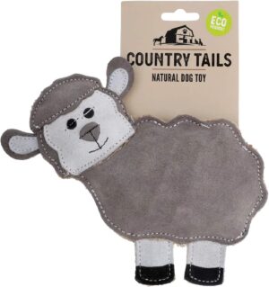 Country Tails Baa Sheep Natural Dog Toy