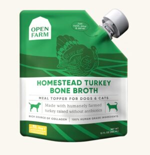 Open Farm Turkey Bone Broth  12 oz