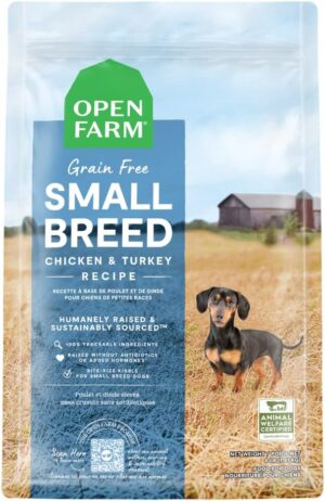 Open Farm Grain Free Small Breed Chicken & Turkey Dry Dog Food 4 lb