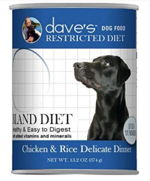 DAVE'S DOG RESTRICTED DIET BLAND CHICKEN & RICE 13 OZ