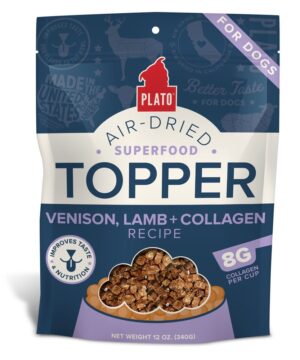 PLATO Superfood Topper Venison, Lamb and Collagen 12oz