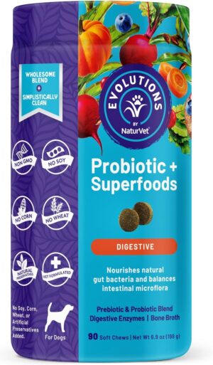 NaturVet Evolutions Probiotic & Superfoods 90ct