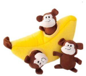 Zippy Paws Burrow Monkey 'n Banana