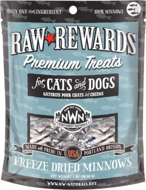 Northwest Naturals Raw Rewards Treats | Minnows 1 oz