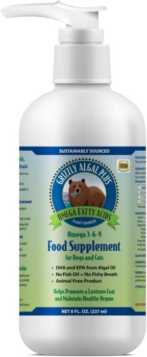 Grizzly Dog Cat Algal Oil Plus 8oz