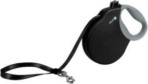 Alcott Adventure Retractable Belt Leash, Extra Large, Black