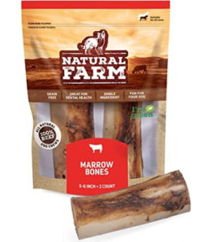 Natural Farm Natural Rib Bones for Dogs & Natural Marrow Bones for Dogs - Single-Ingredient