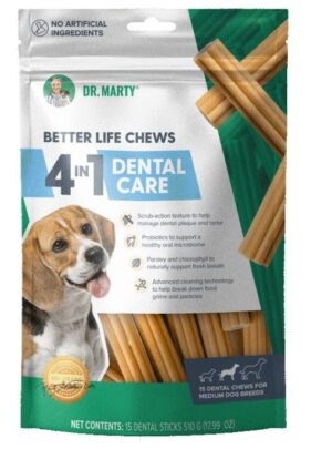 Dr. Marty's Dental Treats Medium Dog 18 oz