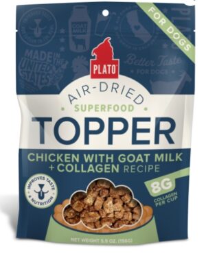 Chicken with Goat Milk & Collagen Food Topper  5.5oz