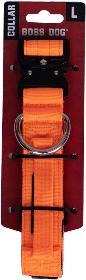 Boss Dog Tactical Collar (Large, Hunter Orange)