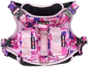 Boss Dog Tactical Pink Camo Harness (Large)