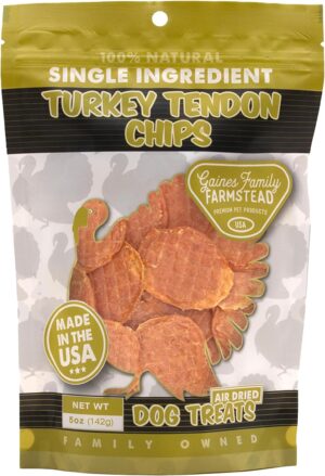 Gaines Family Farmstead Turkey Tendon Chips 5oz