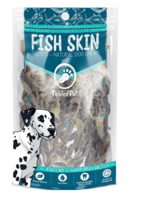 Tickled Pet Icelandic Codfish Skin Twists 8oz