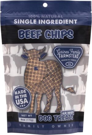 Gaines Family Dog Beef Chips 6oz