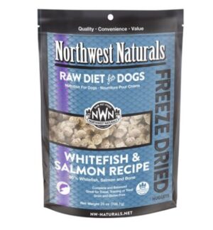 Northwest Naturals FD Nugget Dog Whitefish & Salmon 25 oz