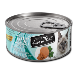 FUSSIE CAT FINE DINING CANS | TUNA WITH PUMPKIN MOUSSE 2.47 OZ