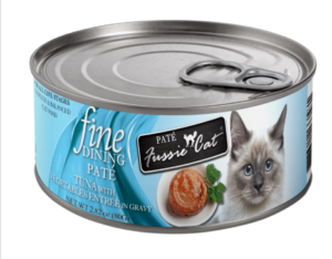 FUSSIE CAT FINE DINING CANS | TUNA WITH VEGETABLES PATE 2.82 OZ