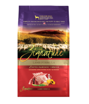 ZIGNATURE DOG KIBBLE LAMB 4 LB