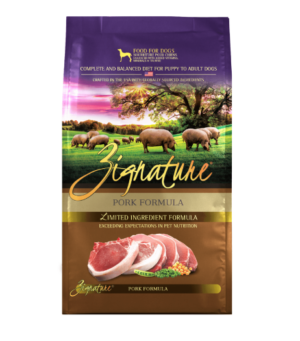 ZIGNATURE DOG KIBBLE PORK 4 LB