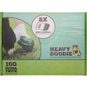 HEAVY DOODIE ULTRA-THICK DOG WASTE BAGS