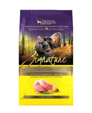 ZIGNATURE DOG KIBBLE TURKEY 4 LB