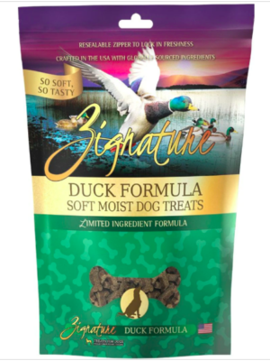 ZIGNATURE SOFT DOG TREATS | DUCK 4 OZ