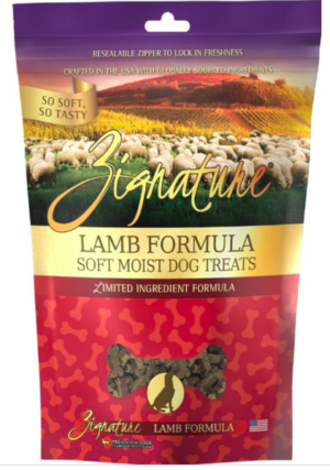 ZIGNATURE SOFT DOG TREATS | LAMB 4 OZ