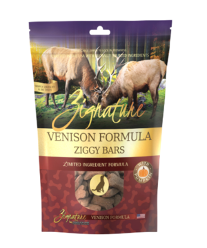 ZIGNATURE VENISON FORMULA ZIGGY BARS 12 OZ