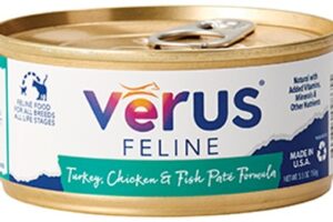 VeRUS Feline Turkey, Chicken & Fish Pâté Formula 5.5oz