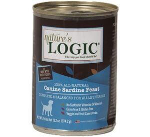 Nature's Logic Canned Sardine Dog Food 13.2 oz