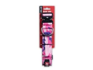 Boss Dog Tactical Adjustable Dog Collar PINK CAMO