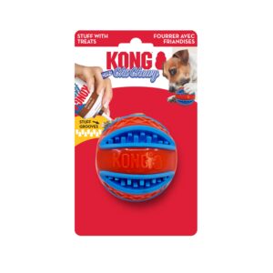 Kong Chichewy Zippz Dog Toy Ball 1Ea/Lg