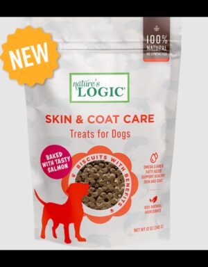 NATURE'S LOGIC FUNCTIONAL DOG TREATS | SKIN & COAT 12 OZ